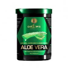 ماسک مو ضد ریزش دالاس Dalas سری Natural Components حاوی عصاره آلوئه ورا و هیالورونیک اسید مناسب موهای آسیب دیده 1000 میل