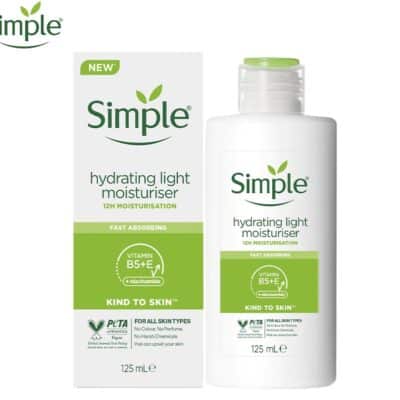 آبرسان و مرطوب کننده سیمپل مدل لایت ،پوست چرب و مختلط125 میل