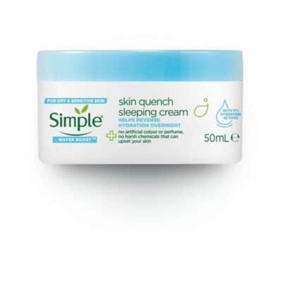 کرم شب آبرسان سیمپل مدل Water Boost مناسب پوست خشک و حساس 50 میل