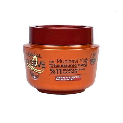 ماسک مو لورآلĽORÉAL روغن جوجوبا Mucizevi Yag