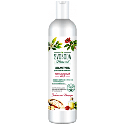 شامپو ترمیم کننده اسوبودا حاوی عصاره جینسنگ و چای سبز مناسب انواع مو 430 میل