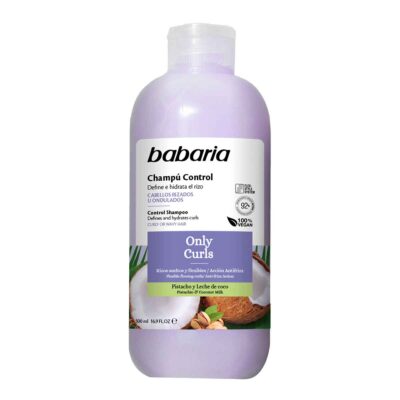 شامپو موهای فر باباریا babaria،اسپانیا حجم 500 میل