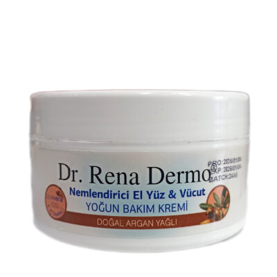 کرم دست،صورت،بدن Dr.Rena Dermo عصاره آرگان،حجم 240 میل
