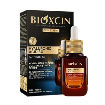سرم آبرسان هیالورونیک اسید ۳٪ و پنتنول ۵٪ بیوکسین،ترکیه ۳۰ میل