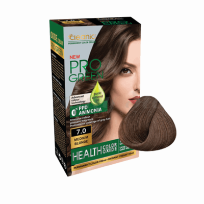 رنگ مو فاقد سولفات و آمونیاک،شماره 7.0