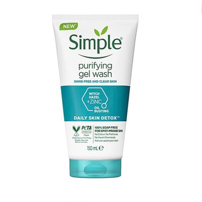 ژل شستشوی صورت سیمپل، پوست چرب.حجم150میل