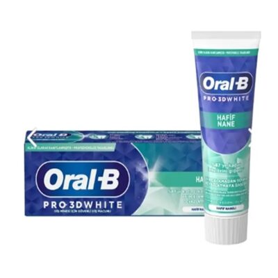 خمیر دندان اورال بی مدل Pro 3D White حجم 75 میل