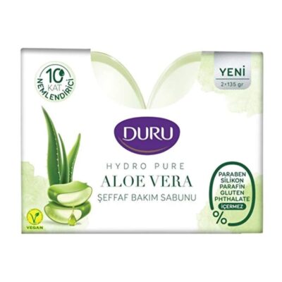 صابون آبرسان دورو حاوی عصاره آلوئه ورا بسته 2 عددی