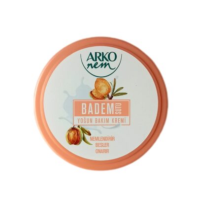 کرم مرطوب کننده آرکو ARKO حاوی شیربادام،ترکیه 250میل