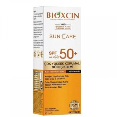 ضدآفتاب پوست خشک بی رنگ بیوکسین bioxcin،ترکیه 50 میل