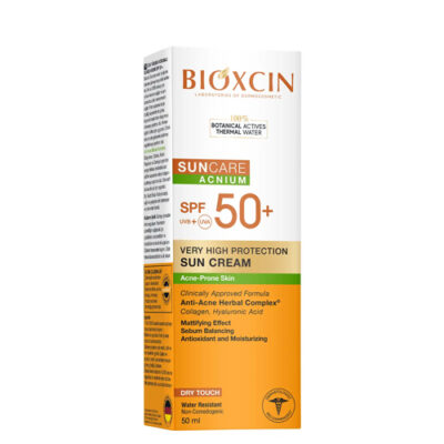 ضدآفتاب پوست چرب بی رنگ بیوکسین biocxin،ترکیه 50 میل