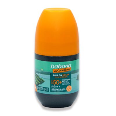 ضدآفتاب رولی ترمیم کننده و آبرسان باباریا babaria اسپانیا حجم50میل