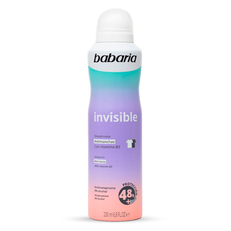 DEODORANT BODY SPRAY-Invisible-babaria-200 ml