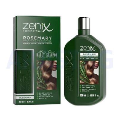 شامپو رزماری زنیکس Zenix ضدریزش، تغذیه کننده و کنترل چربی مو حجم 250 میل
