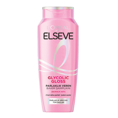 شامپو درخشان کننده و ترمیم کننده مو لورال Loreal مدل Glycolic Gloss حجم 300 میل