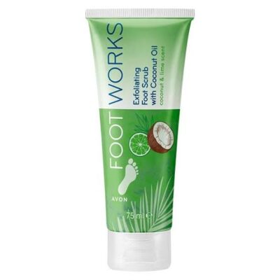 اسکراب پا  لیمو و نارگیل Avon حجم 75 میل