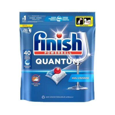 قرص ماشین ظرفشویی فینیش مدل کوانتوم QUANTUM بسته 40 عددی