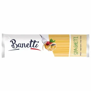 ماکارونی بانتی Banetti مدل رشته ای spaghetti ترکیه حجم 500 گرم