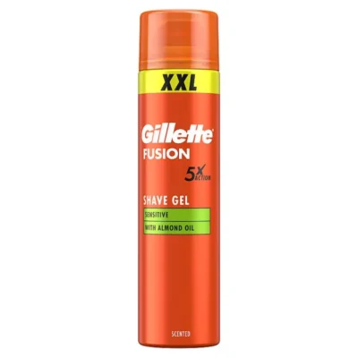 ژل اصلاح ژیلت فیوژن Gillette Fusion ضد حساسیت حجم 240 میل