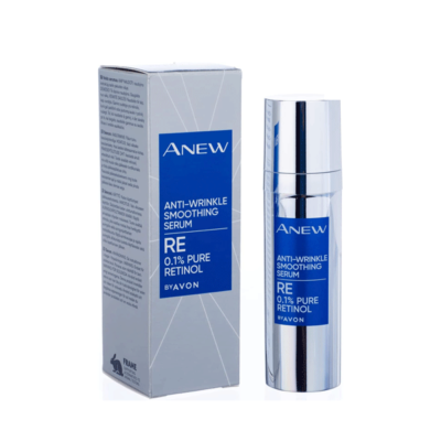 سرم جوانساز صورت آون Avon حاوی 1% رتینول مدل Aanti-wrinkle Smoothing ،لهستان حجم 30 میل